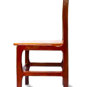 A chair wood vintage style isolated white background