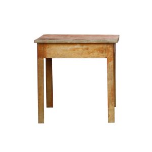 wood table isolated on white background